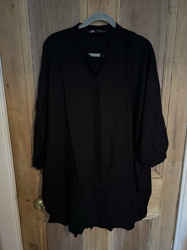 Black zara half sleeve - half,
