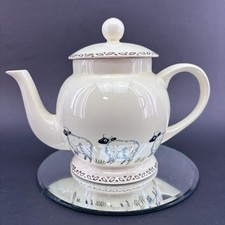 Price Kensington Classics Vintage Lamb Medium Teapot Pottery Tea England Mint