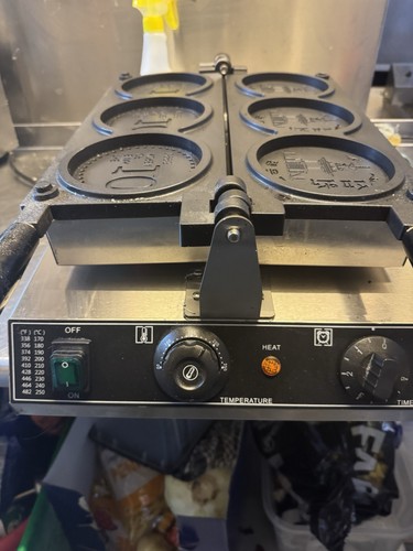 Coin waffle maker non - coin,