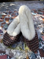 Vintage  Granny Slippers Size