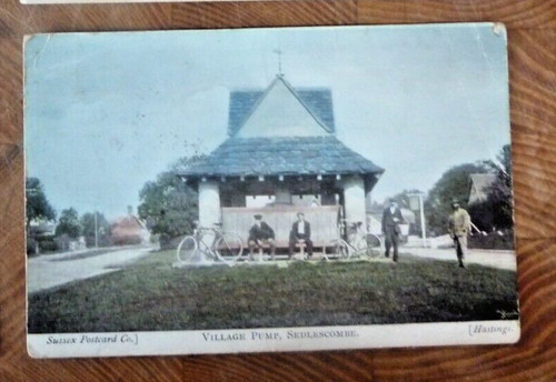Postcard village pump - postcard,