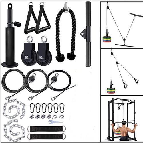Home gym pulley system - gym,