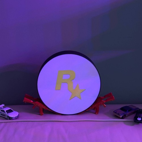 Rockstar light box - rockstar, table