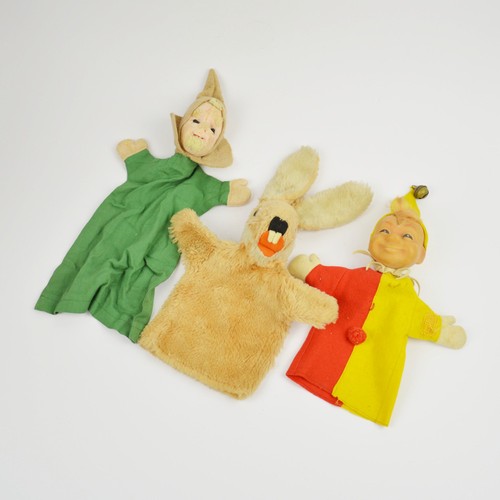 Old hand puppets - hand, kasperle