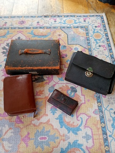 Antique travel toiletry sets - toiletry,
