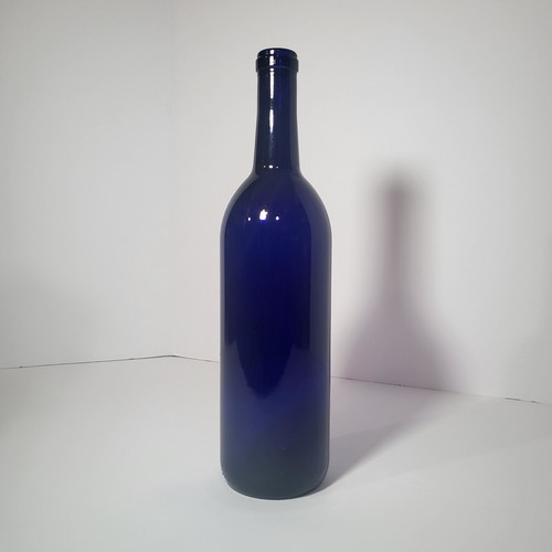 750ml cobalt blue glass bottle - blue,