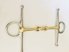 Full Cheek Curved Snaffle Bit with lozenge GS & SS (UK SELLER & F&F DELIVERY)