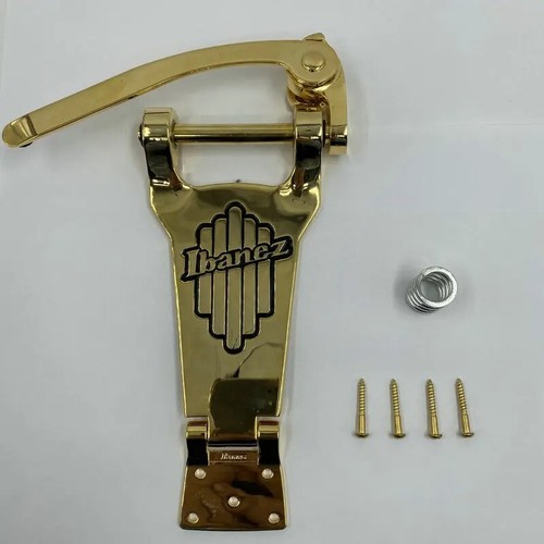 Ibanez gold hollow body guitar - gold,