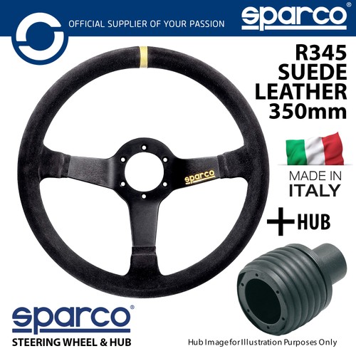 Sparco r345 suede steering - sparco,