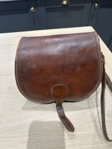 Leather cartridge bag - leather,
