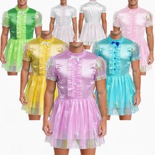 Men's Sissy Maid Dress Sparkly