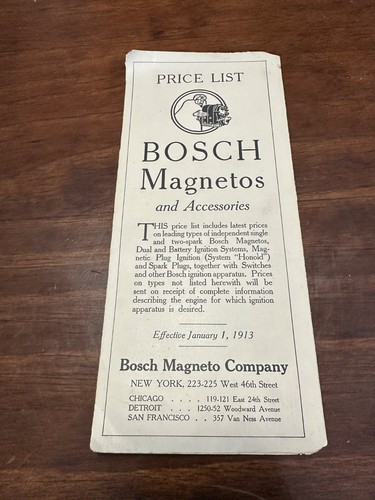 1913 bosch magnetos and - bosch,