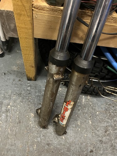 Honda xl185s front forks - honda,