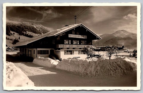 Bavarian chalet snowy - bavarian,