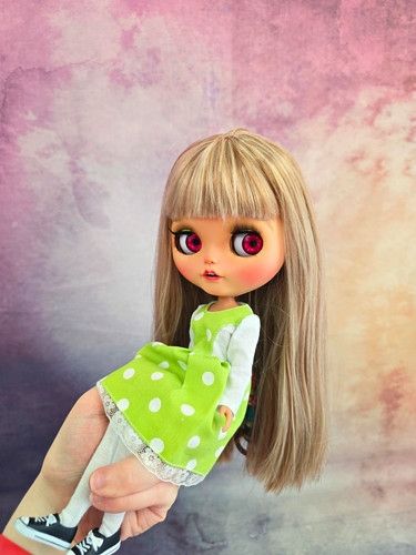 Custom blythe doll blonde - blythe,