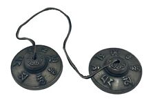 VTG Tingsha Bells Cymbals Rawhide Cord Meditation 2.5" Bronze