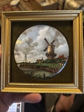 Framed Staffordshire Ceramic