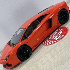 Damaged 1/18 AUTOart Lamborghini Aventador LP700-4 Orange 74665 AUTOart