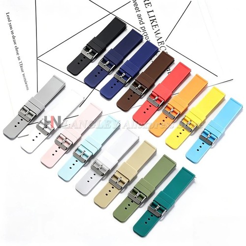 Silicone rubber watch strap - rubber,