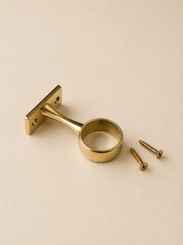 19mm brass wardrobe rail - 19mm,