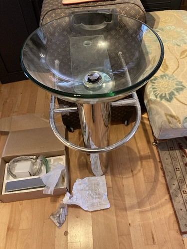 Freestanding glass bowl sink - freestanding,