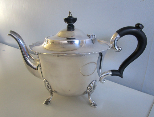Silver plated teapot william - silver,