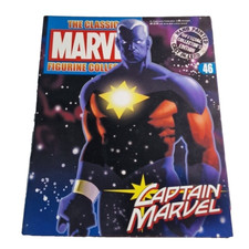 The Classic Marvel Figurine Collection Magazine 46 Captain Marvel (No Figure)