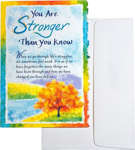 You are stronger than - are,