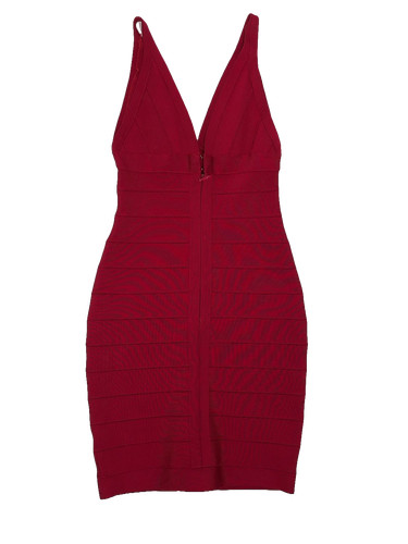 Herve leger bandage dress - herve, red