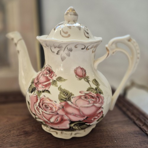 Vintage pink rose - rose, floral