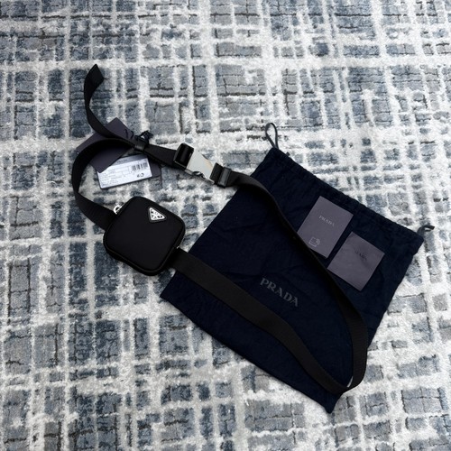 Prada nylon pouch belt - prada, bag