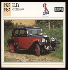 1927 - 1937 Riley Nine Monaco
