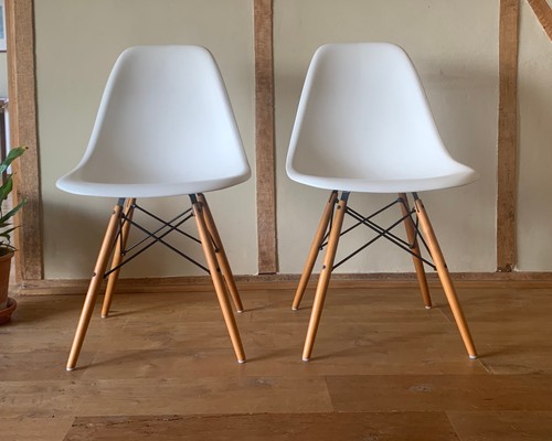 Eames plastic side - 2x, chair