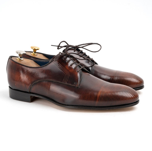 Barker england leather oxford - england,