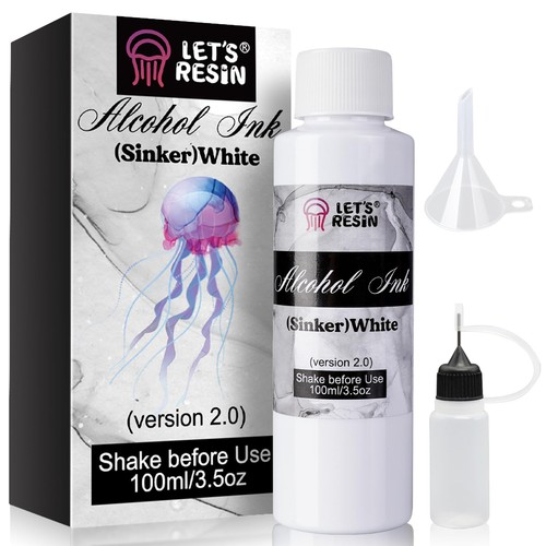 Let resin white alcohol ink - white,