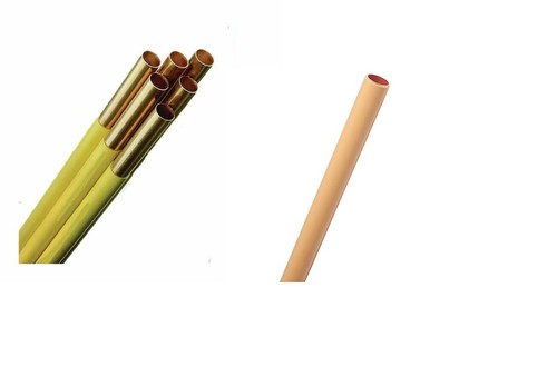 Yellow plastic coated copper - yellow,