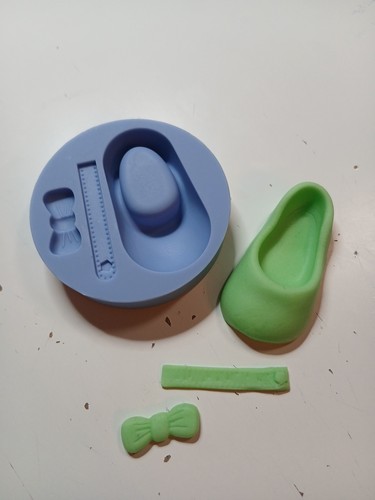 Silicone baby shoe fondant - shoe,