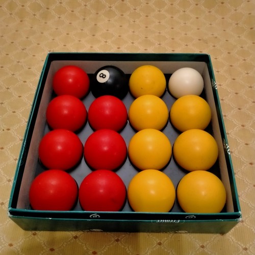 Aramith red yellow - yellow, "pub