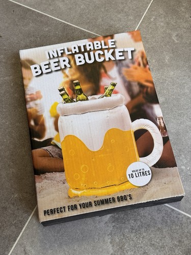 Inflatable beer bucket holds - beer,