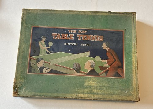 Vintage table tennis set - table,