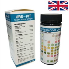 100 Strips Urine Test Strip 10 Parameters Urinalysis Dip-Stick PH Test Strips