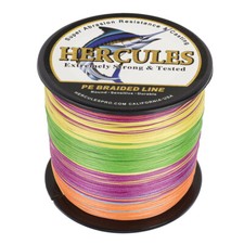 HERCULES 4 8 9 12Fili 6-300lb Lenza Pesca Trecciato Multicolore Filo Intrecciata