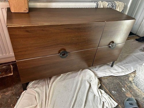 Dark brown ikea sideboard - dark,