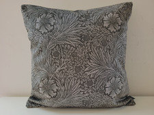 William Morris Marigold Velvet Fabric sage & green Velvet Cushion Cover A