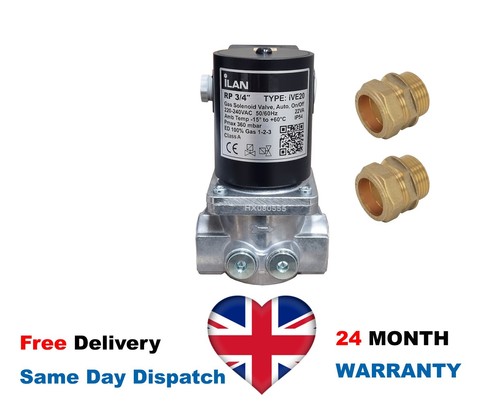 Gas solenoid valve with - gas,