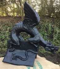 Black dragon roof finial