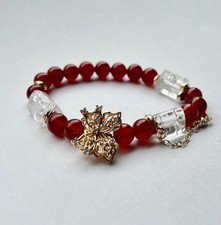Carnelian and Clear Quartz -