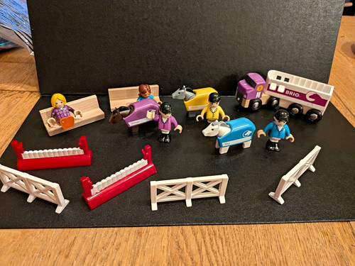 Brio wooden horse - brio, set