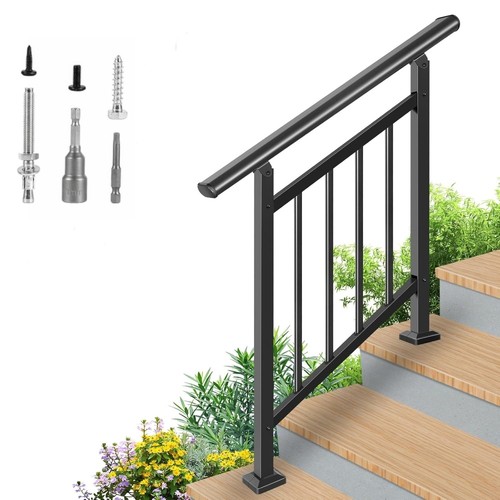 Step stair handrail - step,