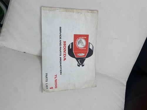 Honda tl125s factory parts - factory,